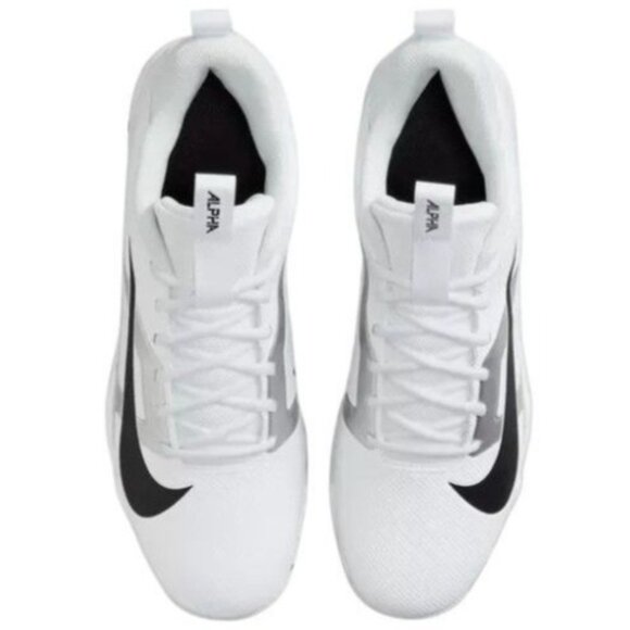 Nike Alpha Menace 4 Shark FN0028-100‎ Football Cleat Men\'s Size 10.5 NEW w/ TAGS main image 9